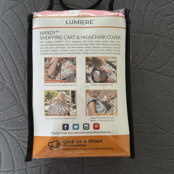 Shopping cart & Highchair cover - Picture 2 of 3